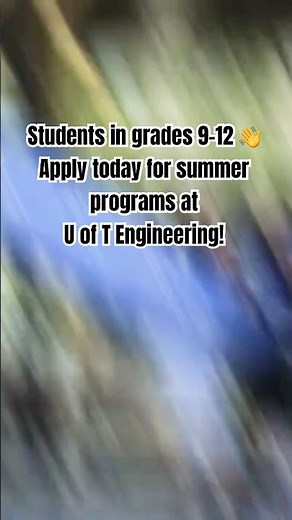High school programs - U of T Engineering