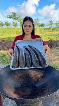 Cooking yummy fish soup with vegetable recipe