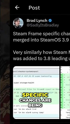 SteamOS 3.9 Targets Steam Frame and ARM #shorts