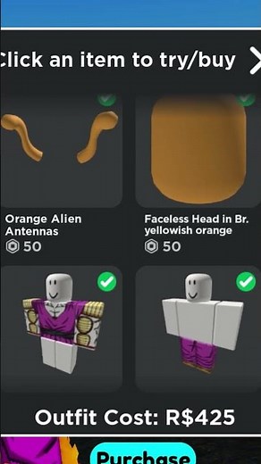 Roblox Cosplays: Orange Piccolo