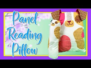 Panel Reading Pillow | The Sewing Room Channel