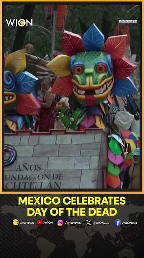 Catrina Style Sweeps Mexico City's Day of the Dead Parade | WION Shorts