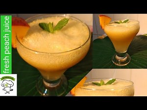Peach juice recipe refreshing / tasty peach juice summer drink by EH Food