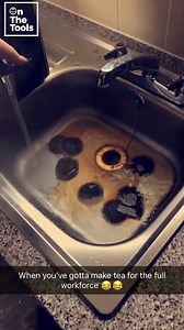 When you gotta make tea for the whole site 😂 | On The Tools