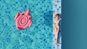 Seamless Looping Animation Young Girl Bikini Stock Footage Video (100% Royalty-free) 3498507001 | Shutterstock