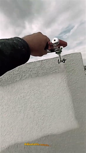 Airless Paint Sprayer Machine Applies Even Coating on Textured Walls #machine