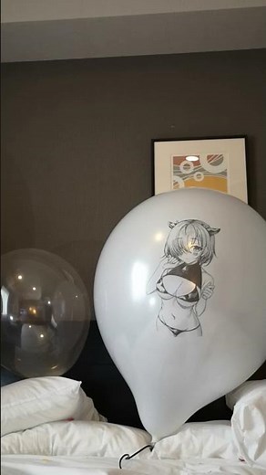 Anime balloon Over-inflating (Mashu 18inch White)