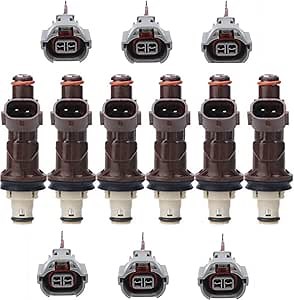 Amazon.com: SET Of 6Pcs Fuel Injector With Connector Plug Harness Pigtail Wire 23250-62040 FJ585 217-2933 Replacement For Toyota 1999-2004 Tacoma 2000-2004 Tundra 3.4L 1999-2002 4Runner 3.4L V6 : Automotive