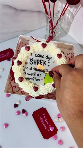 Deliciosa torta Burnaway de Shrek