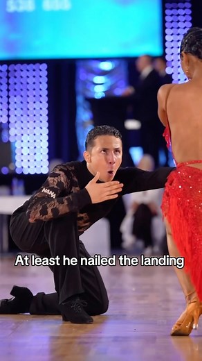 It looked like it hurt 😅 📆 2025 #WDSF WCH U21 Latin 📍 Bremen, Germany 🇩🇪 🎥 @studiopm.photo #wearedancesport #dancesport | WDSF DanceSport