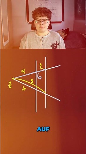 Strahlensätze verstehen leicht gemacht! #science #maths #viral #Shorts