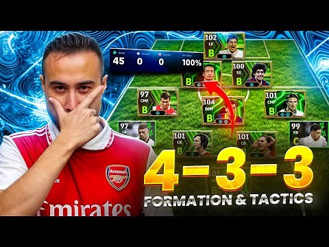 ✅ The BEST 433 FORMATION & TACTICS In eFootball