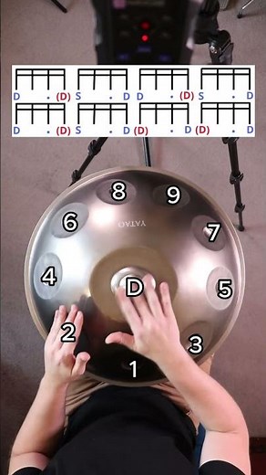 Learn the handpan easily with the Easy Handpan method 🚀 #handpantutorial #handpantutorial