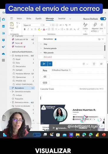 Cómo Cancelar el Envío de un Correo en Outlook