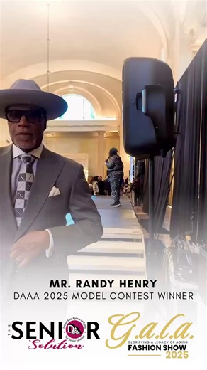 2025 DAAA Model Contest Winner Mr. Henry is the embodiment of style & class; showing us that age is truly nothing but a number! Here's What Mr. Henry had to say about aging gracefully: "[Aging] isn’t a finish line, it’s a BOLD, exciting new starting line. Remember, every single day in this new chapter is a gift—a chance to discover, create, and live your best life. Go out there and move, make this new adventure yours. The key to loving life as a Senior is seizing the Freedom and time you now hav