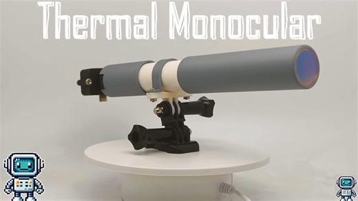 DIY thermal monocular 10x magnification project explained