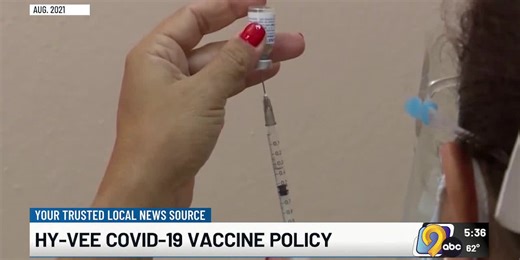 Hy-Vee offering COVID-19 vaccine for ages 3 and up