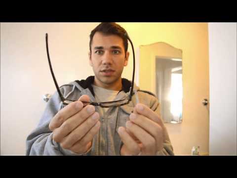 How to fix bent eye glasses