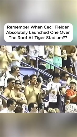 OMG, remember when Cecil Fielder absolutely launched one over the roof at Tiger Stadium?? That 3-1 fastball from Dave Stewart never stood a chance. What a legend! 💪 #DetroitTigers #CecilFielder #MLB #baseball #fblifestyle | MLB Throwbacks