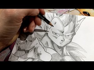 Dessin Vegeta SSJ3 Super Saiyan 3 TUTO COMMENT DESSINER APPRENDRE