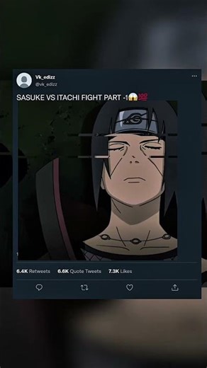 SASUKE VS ITACHI FIGHTING SCENE PART -1#animeshorts #naruto