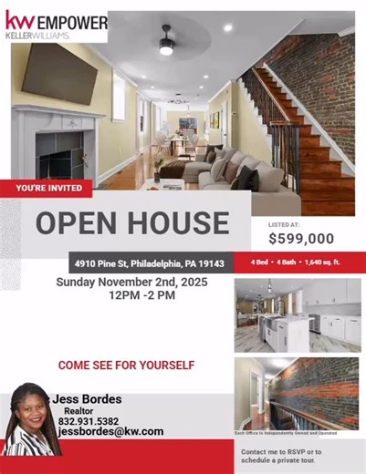 Open house Sunday! Come and join us #realestate #openhouse #philadelphia | Jessica Bordes - CrossCountry Mortgage