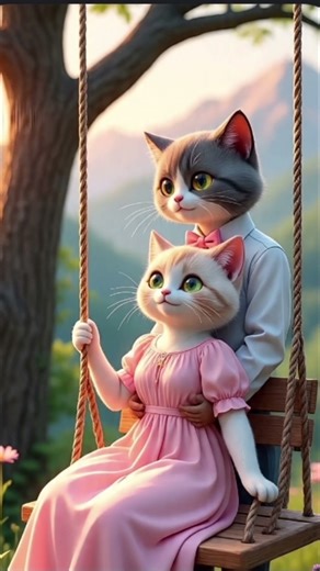 Animal love story😻😍#animatedstories #animalshorts #cats #shorts #viral #feed #lovestory #shortsfeed