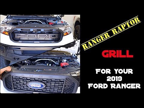 Ranger Raptor Grill install on a 2019 Ford Ranger