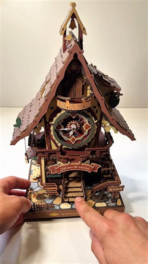 Watch Working Wooden Cuckoo Clock Kit Honest Review on Amazon Live