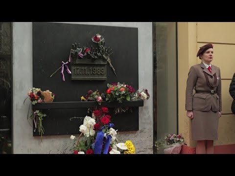 Češi si připomněli výročí sametové revoluce