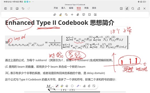 Enhanced Type II Code book 思想的简单说明