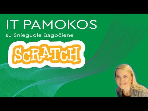 Įvadas į Scratch programavimą ir animacijos kūrimą. Programos sritys, nustatymai, reikšmės. Pamoka.