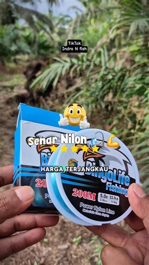 200m Japanese Nylon Fishing Line Bingolife 🎣👍 #indranfish #fishing #angling