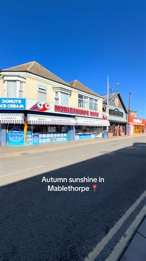 Magic in the air ✨ If you love Mablethorpe in the summertime, you should definitely pay us a visit in the Autumn, everywhere is still open, the sun is still shining but you get the whole town to yourself!! There is literally no one around but it’s so peaceful. Just bliss ✨💙 | Mablethorpe Ice Cream Company