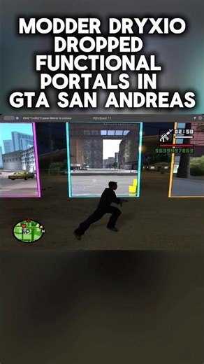 Modder makes functional portals in GTA San Andreas that teleport to GTA 3, Vice City & San Andreas