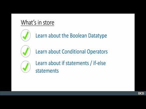 Python Course logic-and-conditional-flow Section Overview