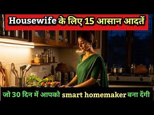Daily Habits of a Smart Homemaker | Indian Mom Morning & Night Routine | Housewife Motivation Hindi