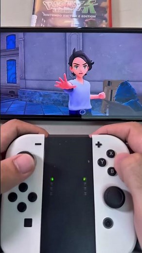 I Tried the Pokémon Legends Z-A (Switch 2) Cartridge on My Switch OLED!