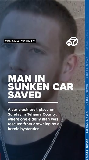 According to CHP Red Bluff, the crash happened at the intersection of Rio Alto Drive, coming up to the intersection of Lake California. The 74-year-old driver went through the stop sign before plunging into the water. FULL STORY: https://krcrtv.com/news/local/heroic-bystander-saves-driver-who-fell-asleep-and-crashed-into-water-in-tehama-county | KRCR News Channel 7
