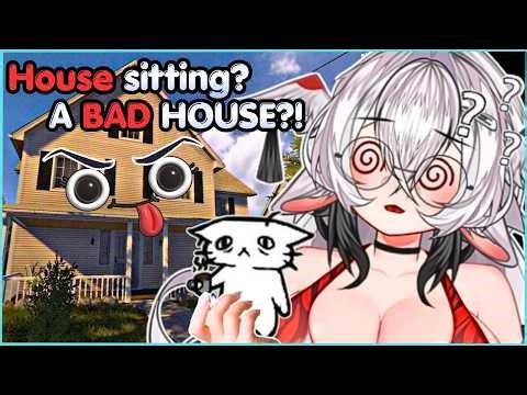 House Sitting GOES WRONG!?❤️‍🔥Live ♥ Ruby Roars VA ♥ [EN VTUBER] #horrorgaming #haunted