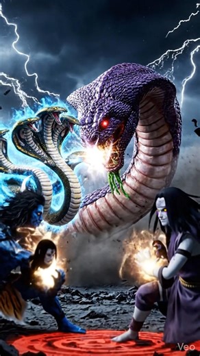 orochimaru's worst nightmare #mahadev #anime #fight