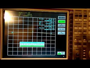 R&S FSEB 30 Spectrum Analyzer. Running Selftest and Calibration.
