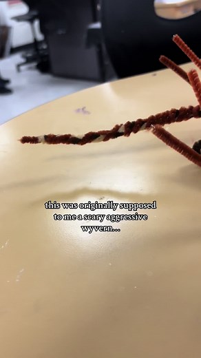 Crafting a Gentleman's Wyvern Using Pipe Cleaners