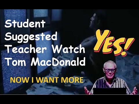 Tom MacDonald Brainwashed - First Time Hearing Tom MacDonald - Teacher Reaction