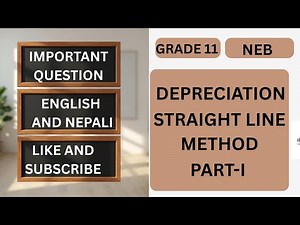 #depreciation #grade11accountancy #neb #grade11accountancy