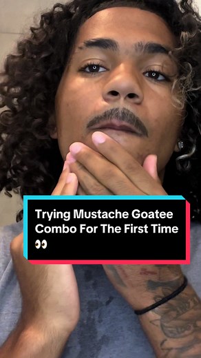 Trying Mustache Goatee Combo For The First Time👀