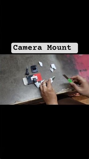 How to install a camera mount on a bike or scooty.