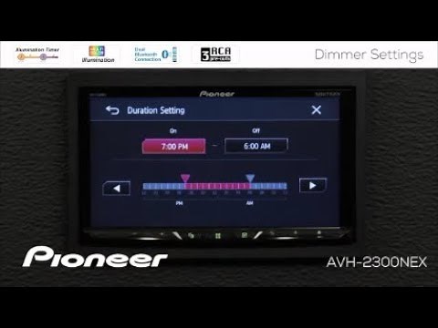 How To - Dimmer Settings on Pioneer AVH NEX In Dash Receivers 2017