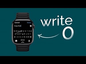 How to Write 0 on Apple Watch (tutorial)