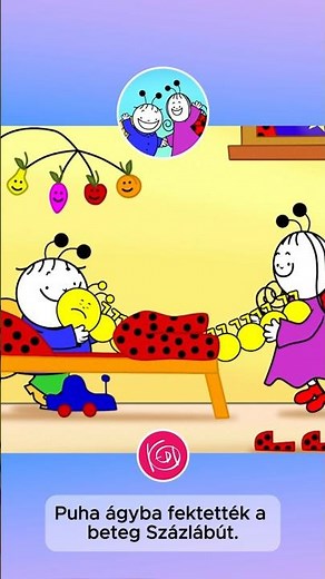 Mi történt Százlábúval? 🤒 | Bogyó és Babóca #bogyóésbabóca #estimese #shorts